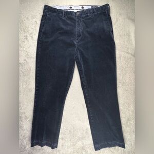Polo Ralph Lauren Corduroy Pants Mens 38x30 Navy Blue Wide Wale Classic Fit